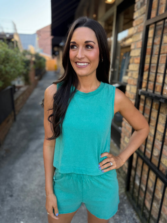 Z Supply Sloane Muscle Tank- La Palma