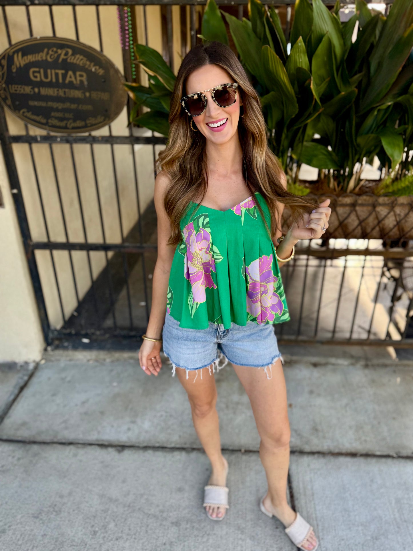 Mason Tank Top- Green