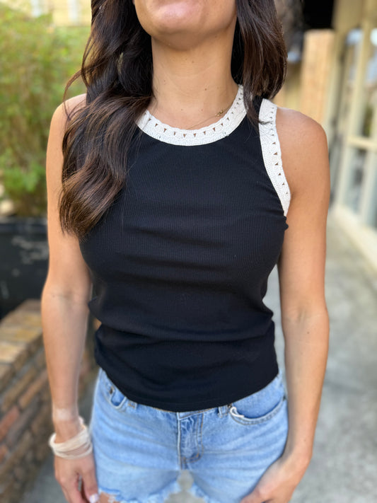 Z Supply Clarke Rib Tank- Black