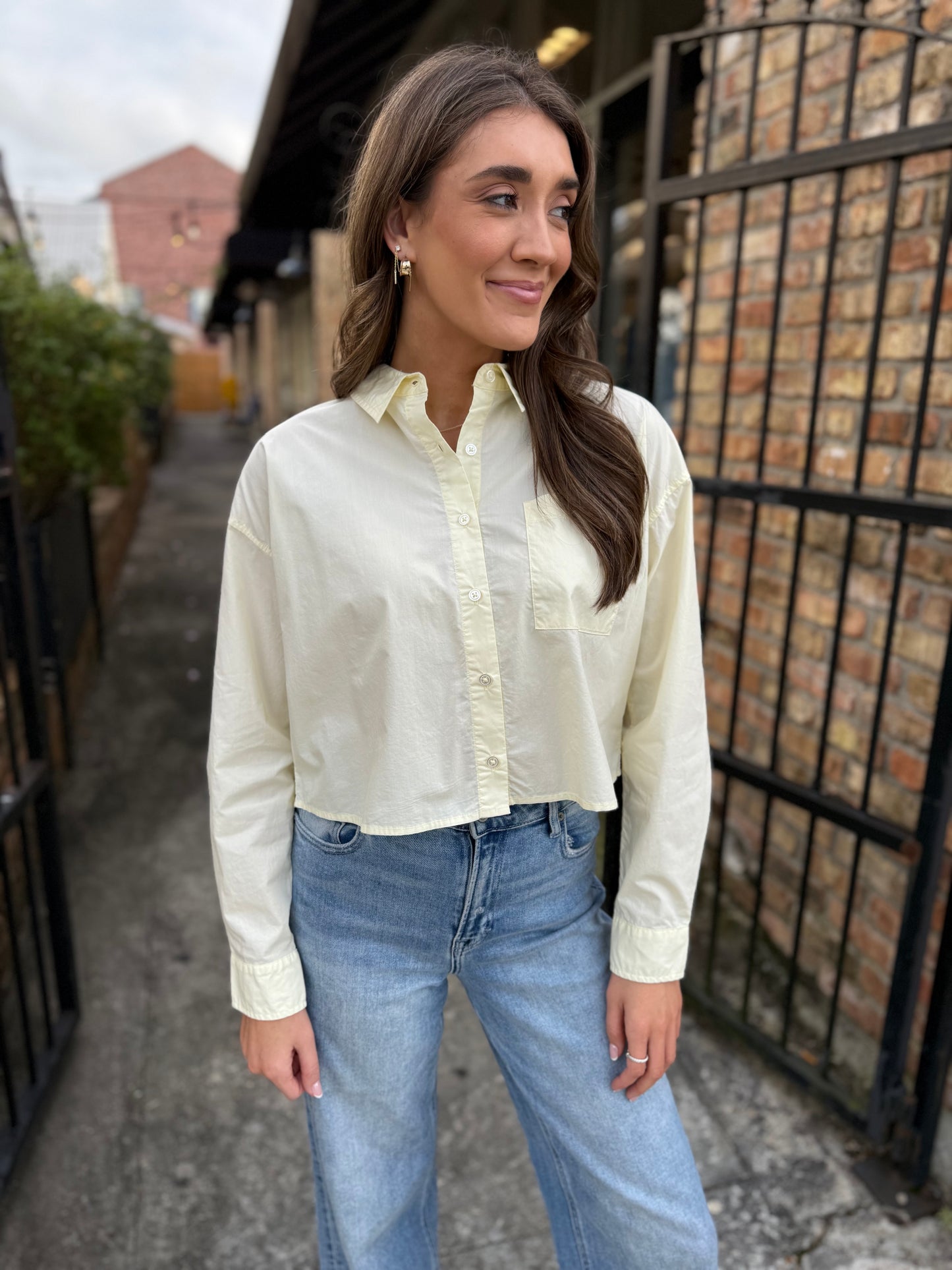 Z Supply Lisette Top- Pineapple