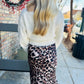 Leopard Mid-Rise Midi Skirt