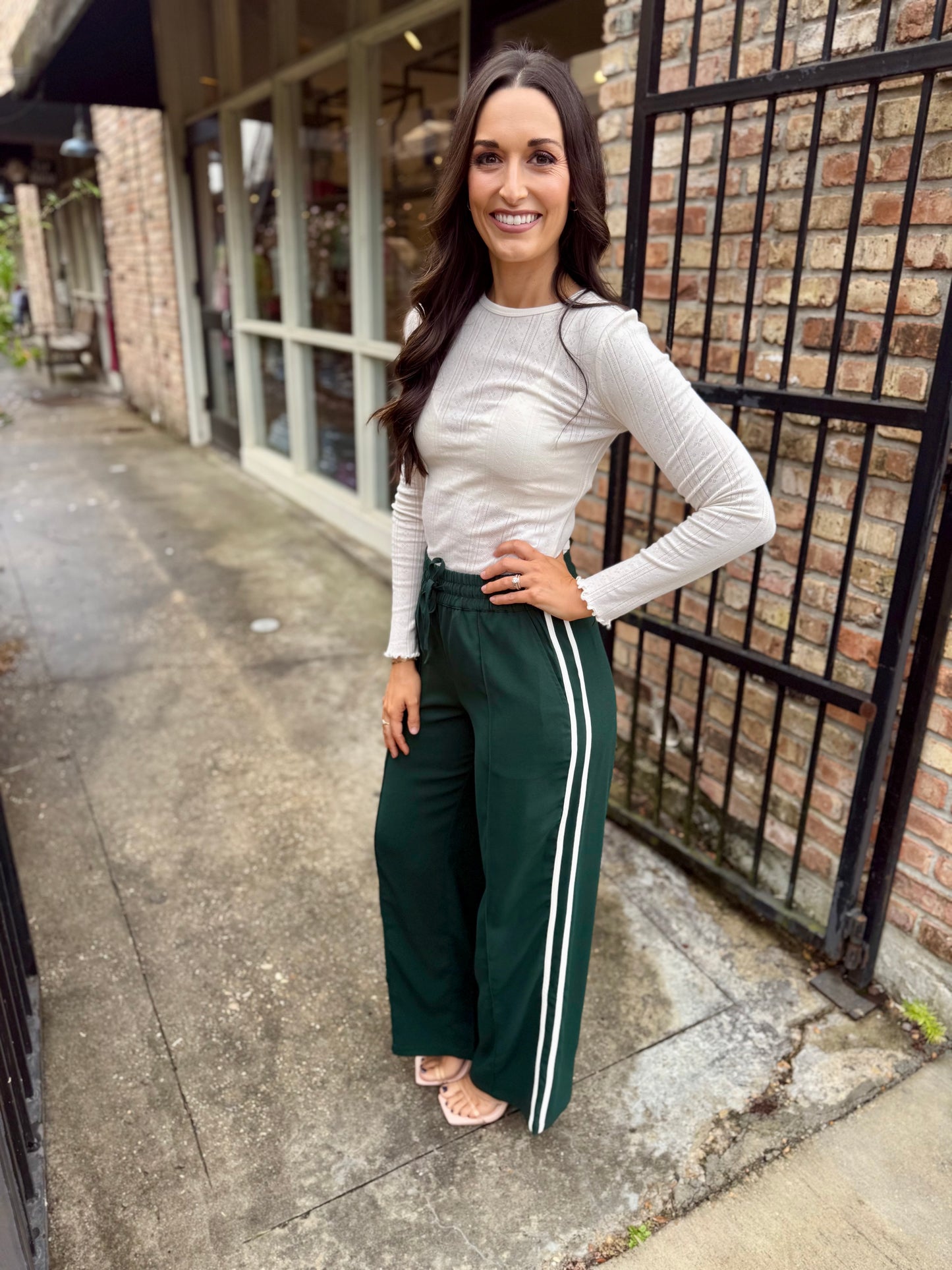 Z Supply Saunder Track Pant- Green