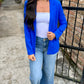Paul Pocket Blazer- Electric Blue
