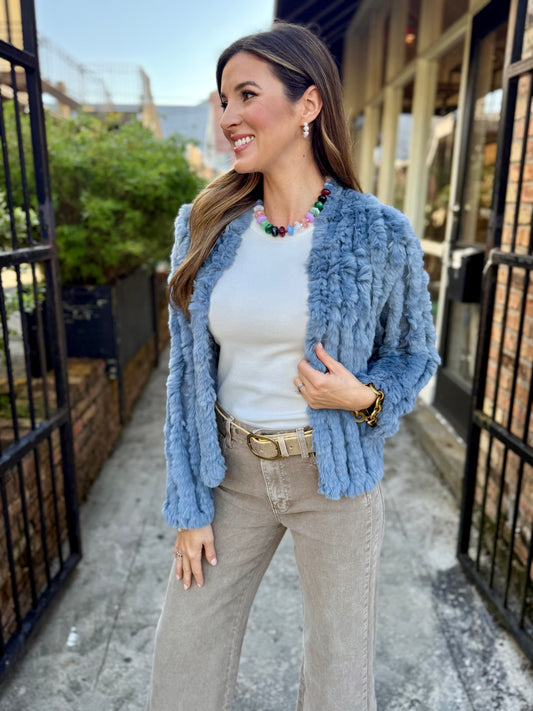 Rosa Fur Jacket- Carolina