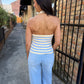Berrigan Stripe Halter Tank