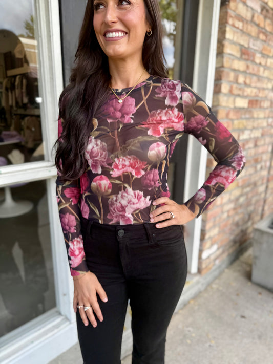 Sandy Knit Top- Rose Frost