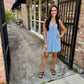 Z Supply Solace Mini Dress- Denim