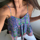 Emily Tank Top- Blue