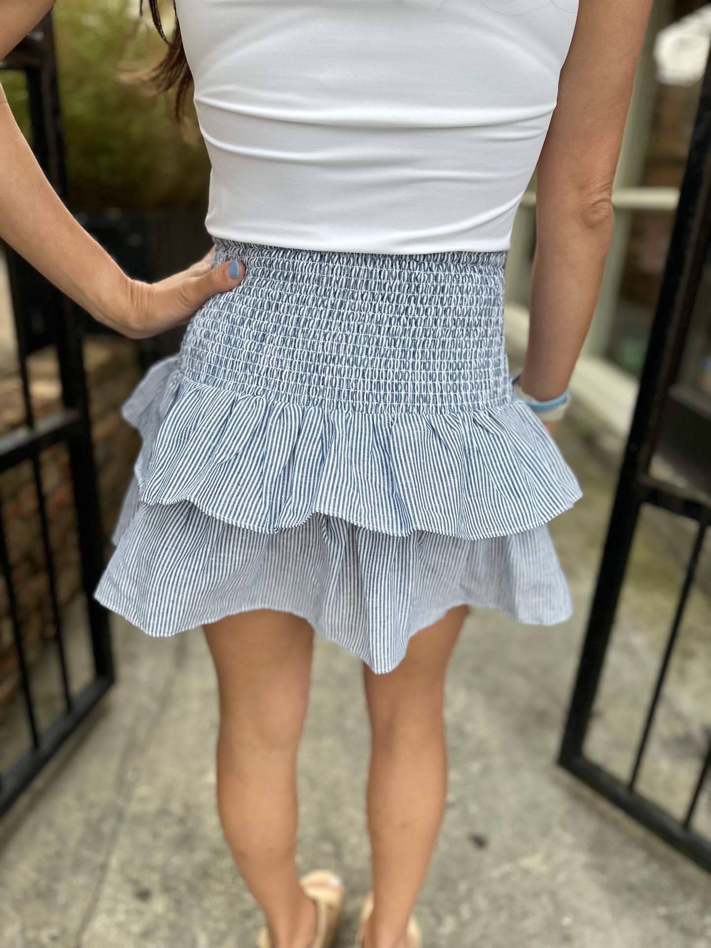 Faith Denim Mini Skirt