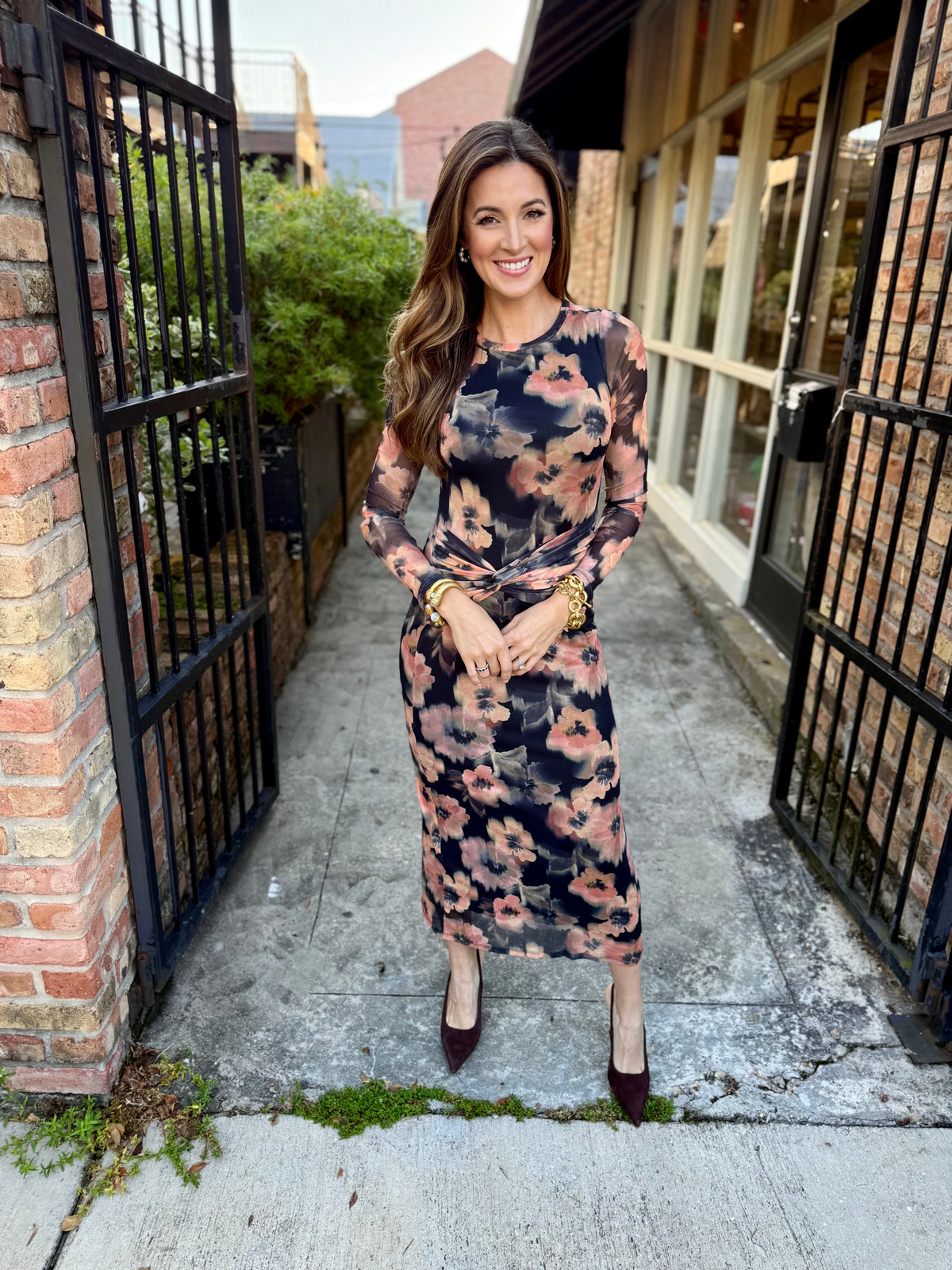 Garden Grit Maxi Dress