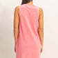 Peter Sleeveless Pocket Dress- Taffy Pink