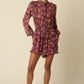 Dalia Floral Long Sleeve Romper- Multi