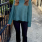 Z Supply Stand In Sweater- Emerald Cove