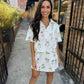 Botanical Skort- Ecru