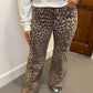 Far Out High Rise Wide Leg- Cool Cat