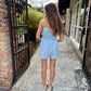 Cape Cod Romper- Blue Multi