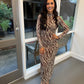 Z Supply Sevilla Zebra Mesh Midi Dress