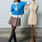 Alexi SS Sweater Top- Blue