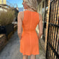 Jessie Knit Mini Dress- Orange