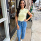Ruby Ruched Tank- Yellow