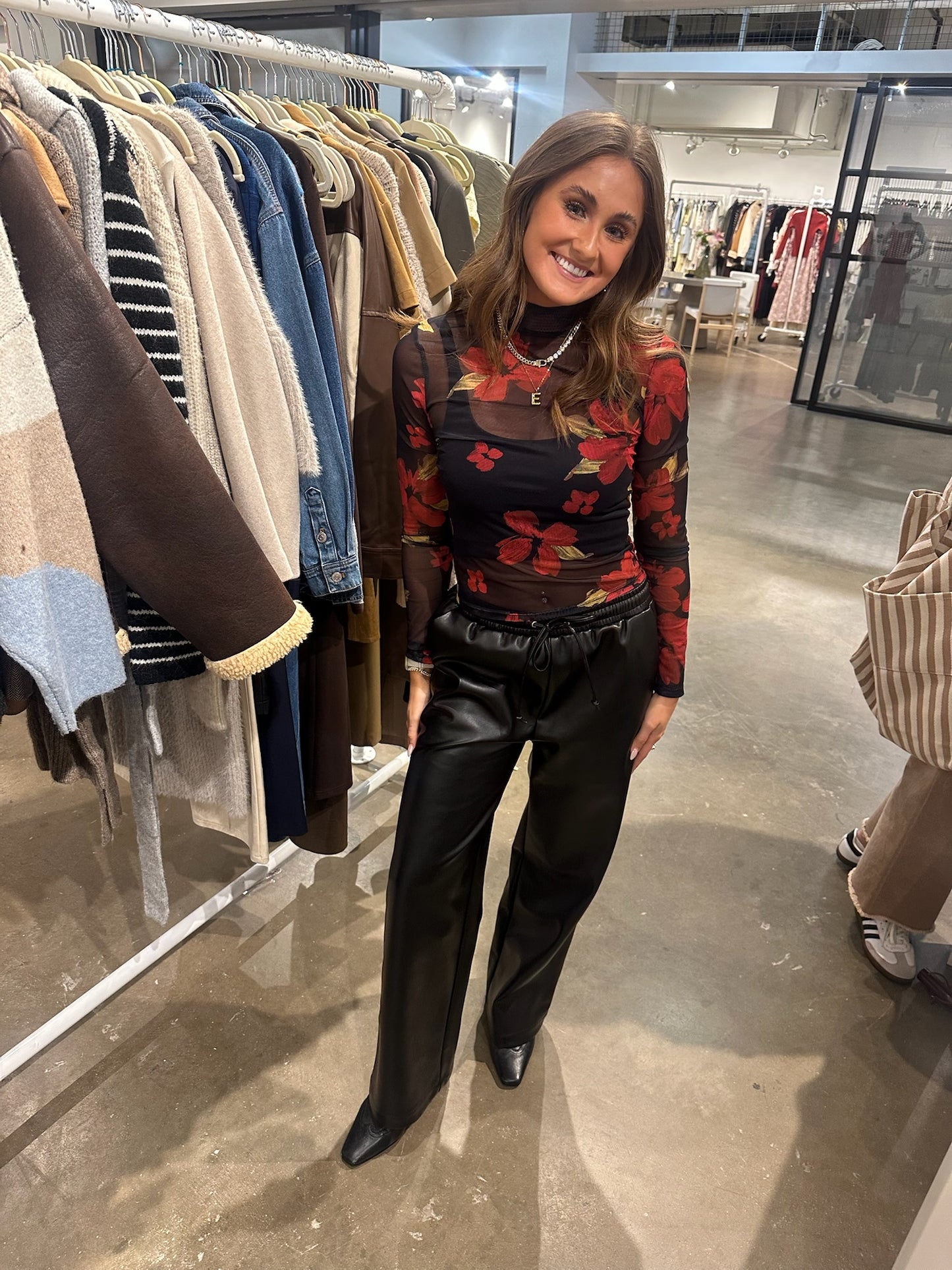 Ranch Rebel Soft Vegan Leather Pants- Black