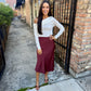 Ceremony Midi Skirt