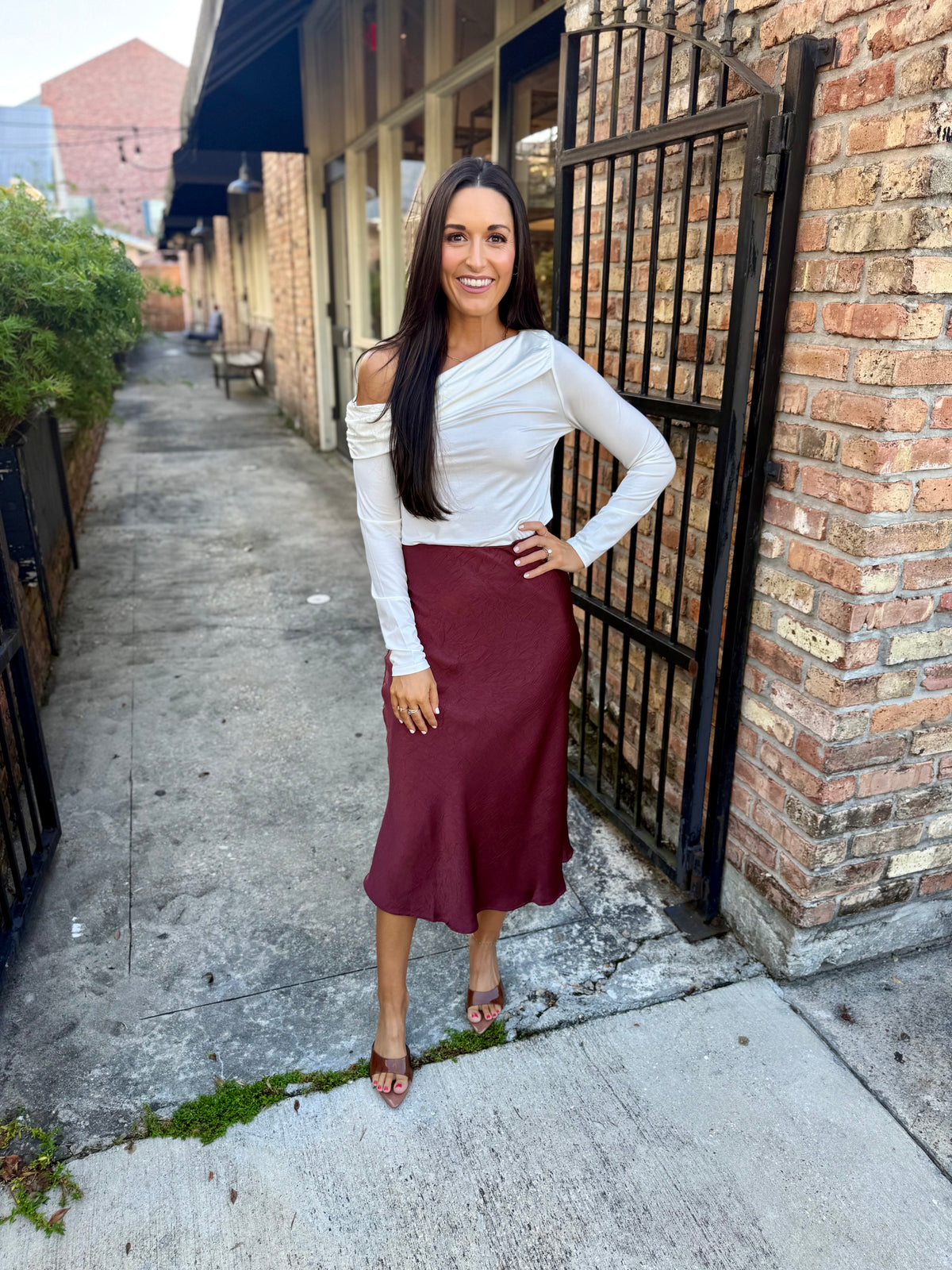 Ceremony Midi Skirt
