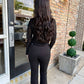 Sierra Knit Top- Black