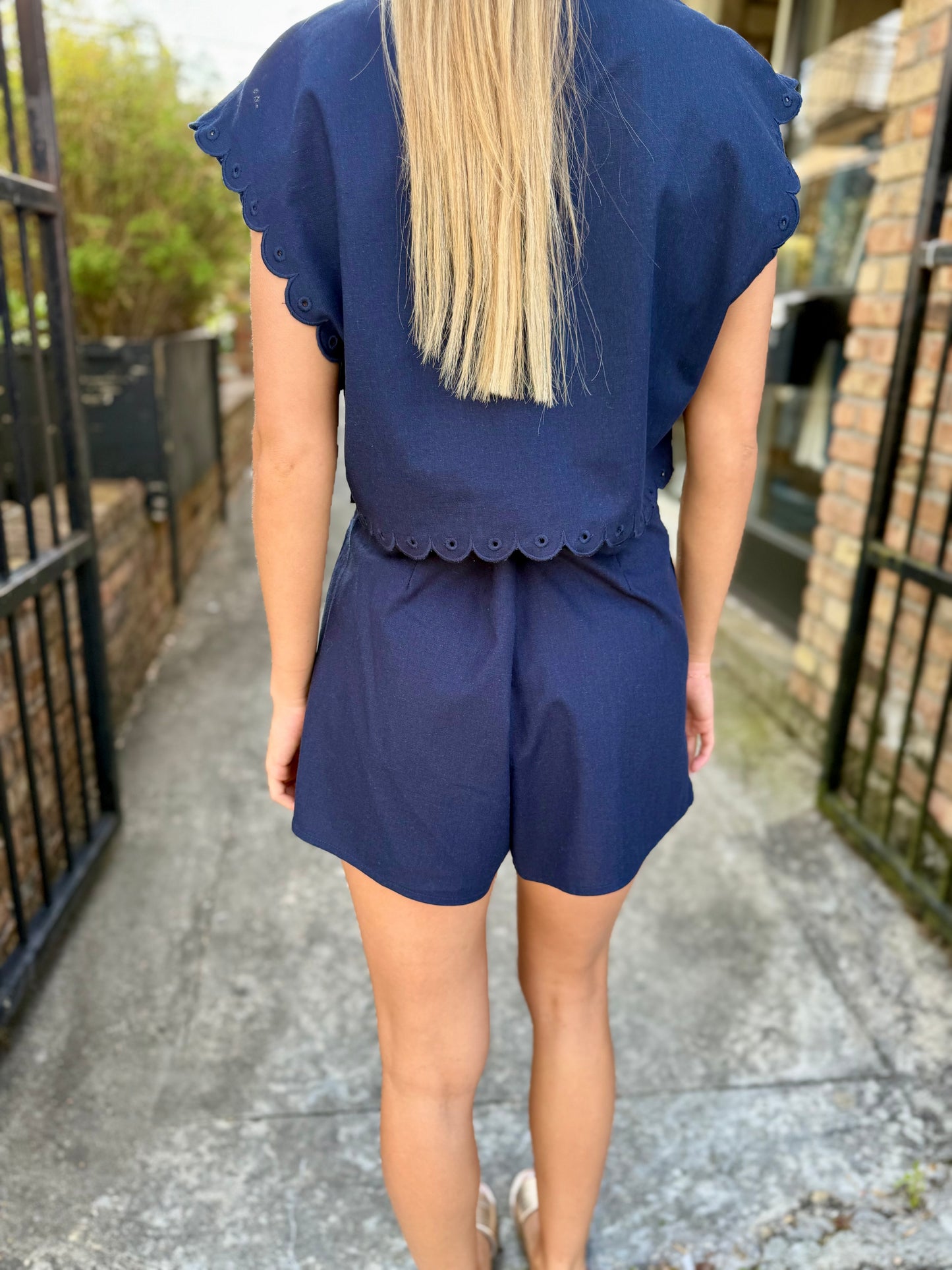 Sigur Scallop 2 PC Set- Navy