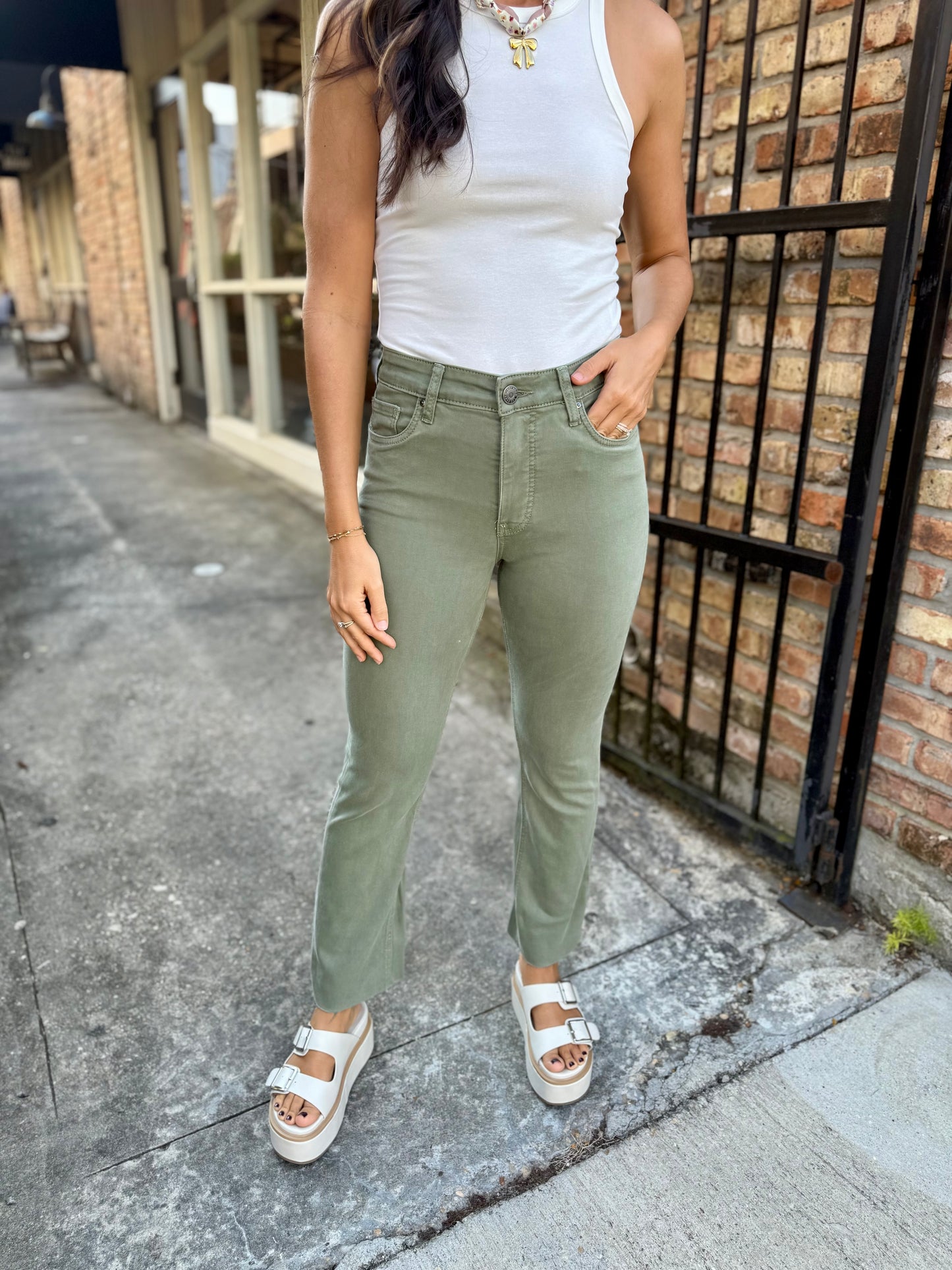 Kelsey (Sage) HR Ankle Flare