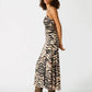 Adella Maxi Dress- Caramel Zebra