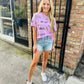 LSU Sequin Boxy Tee