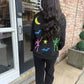 Skeleton Sweatshirt- Black/Multi