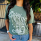 Z Supply Spicy Marg Boyfriend Tee- Hunter Green