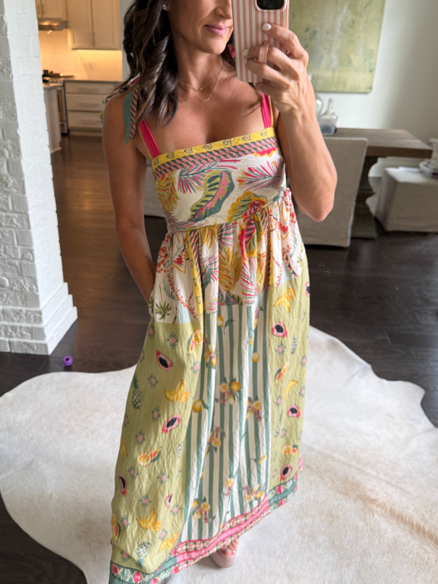 Patchwork Maxi Dress