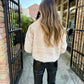 Libby Faux Fur Jacket- Cream