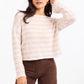 Billie Stripe Brushed Crewneck Top
