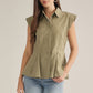 Ardis Stripe Top- Olive