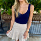 Kaia Tank Top- Navy