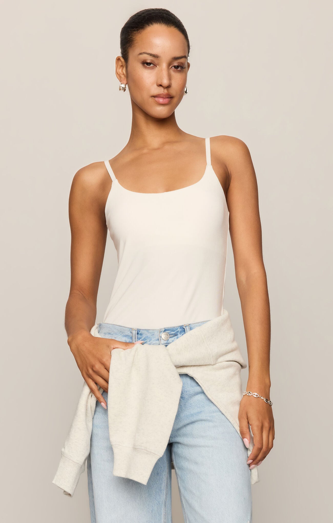 Z Supply Second Skin Cami- Cloud