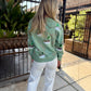 Marsh Mallard Sweater- Green