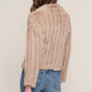 Rosa Fur Jacket- Wheat