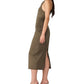 Issabelle Cowl Neck Dress- Olive