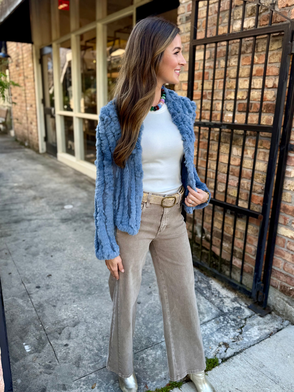 Rosa Fur Jacket- Carolina