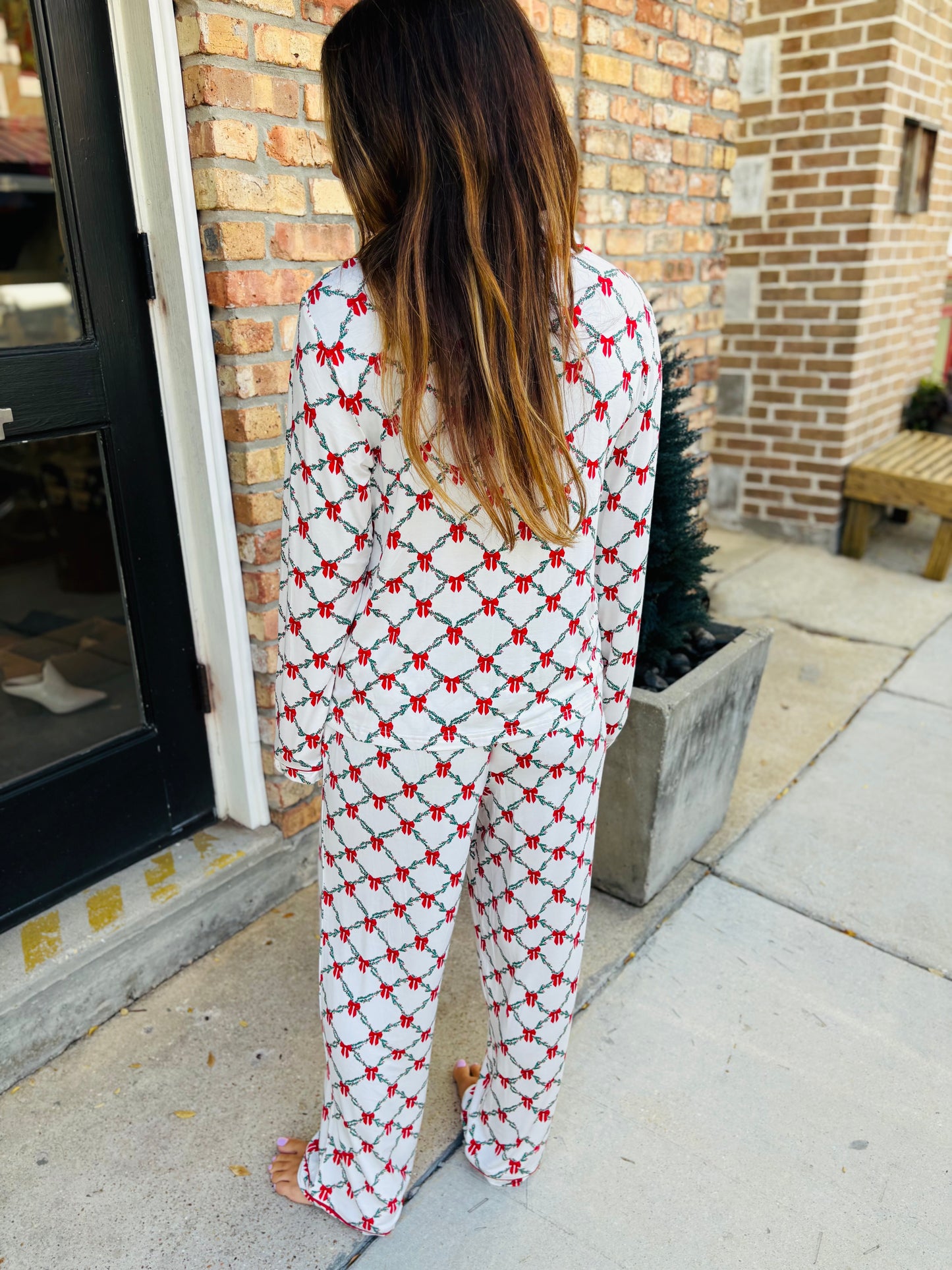 Charlotte Lattice Garland Pajamas