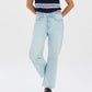 Pleaser High Rise Wide Ankle Denim- Detour