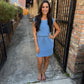 Z Supply Kalani Jersey Denim Dress