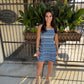Robbie Embroidered Denim Dress