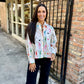 Queen Skeleton Button Up Top