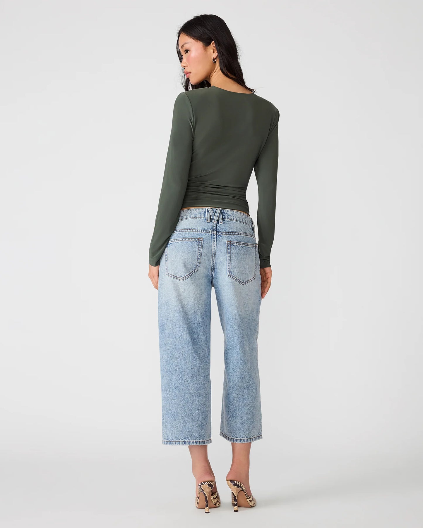 Seline Knit Top- Dark Olive